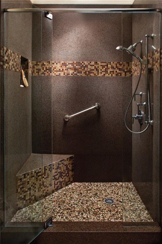 temno rjava kopalnica mozaik ploščice temno rjava mozaik kopalnica temno rjava