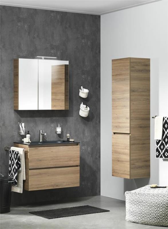 kopalniško-stensko-dvobarvno-antracitno-bež-bledo-leseno pohištvo