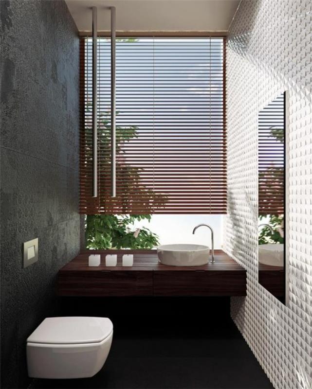 ideje za kopalnico-črno-steno-črne-ploščice-steno-kopalnico-zen-kopalnico-ideje