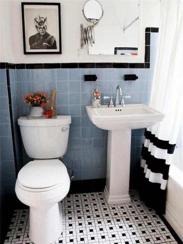 retro-kopalnica-retro-mozaik-modro-bela-črna-kopalnica-ploščice