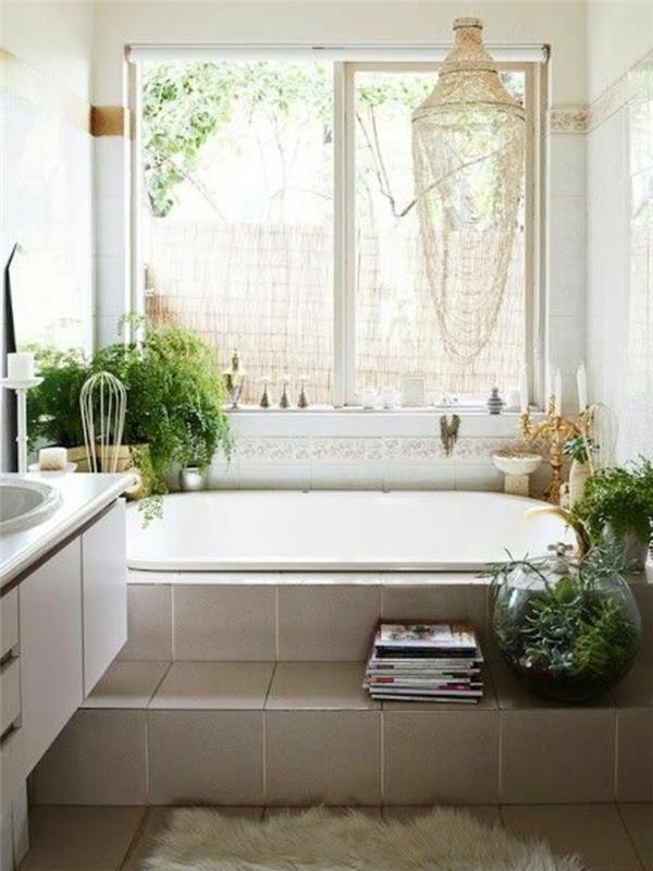 retro-kopalnica-ideja-stara-kmečka-kopalnica-postavitev-zelene-rastline