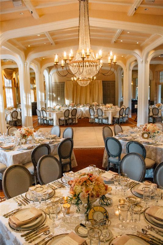 Dekoracija poročne sobe boho poročni meni ideja poročna elegantna poročna soba žoga soba baročni lestenec