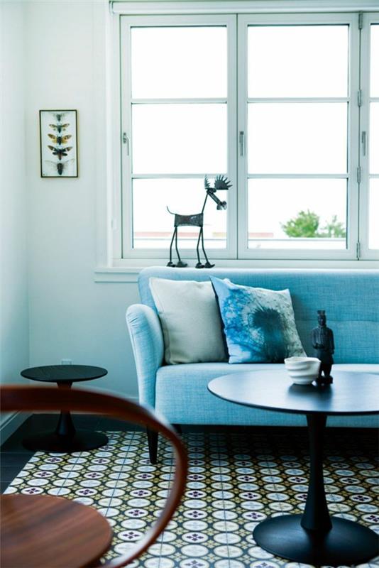 dnevna soba-popločan-notranjost-modra