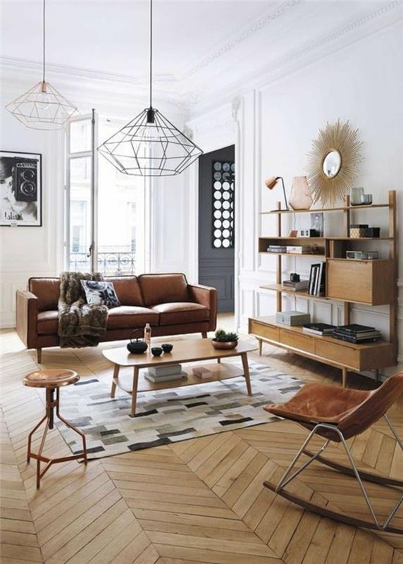 oturma odası-sandalye-fırında-kahverengi-halı-ahşap-mobilya-klasik-iç
