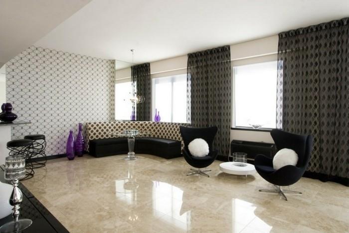 luksuzne-elegantne-dnevne sobe-polirane ploščice-polirane-sijajne-bež-ploščice