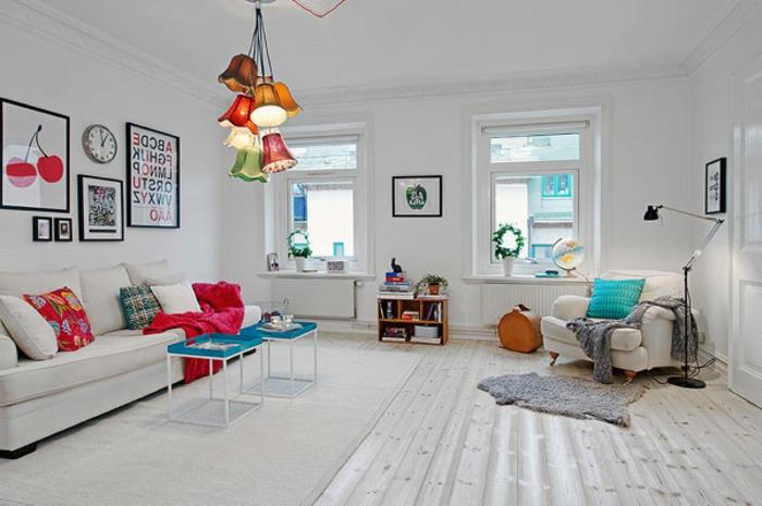 Skandinaviškas-svetainė-minimalistinės grindys-balta