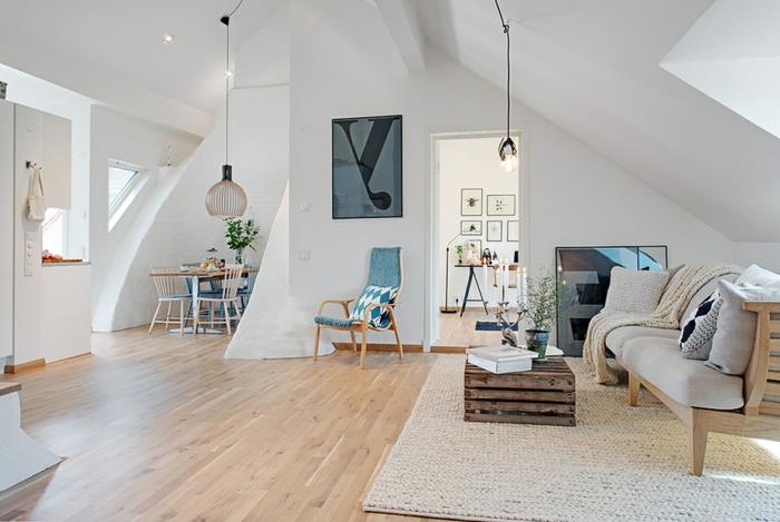 Skandinavska-dnevna soba-udobno-skandinavsko stanovanje