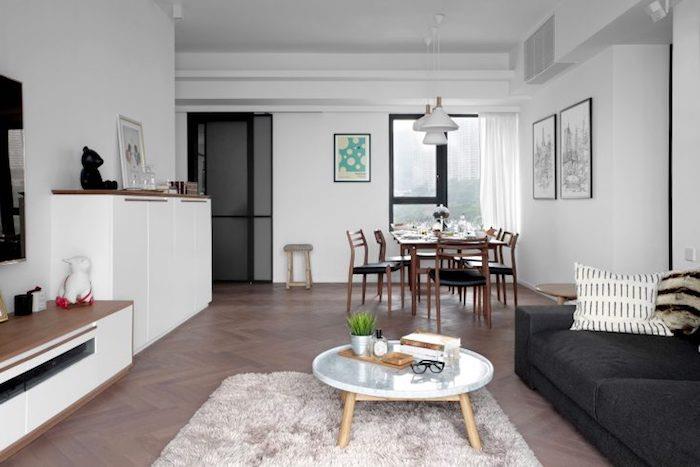 Modern oturma odası dekor fikirleri, oturma odası ve yemek odası için havalı İskandinav dekorasyon fikirleri