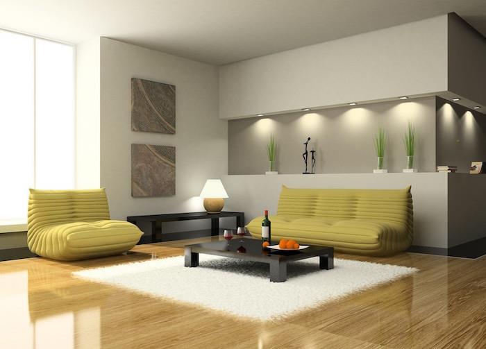 fotografija sodobna postavitev dnevne sobe minimalistično oblikovanje in moderni pohištveni luksuzni naslanjači