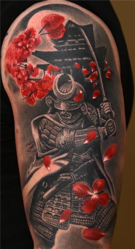 japon dövme samuray savaşçı zırh sembolü dövme japonya
