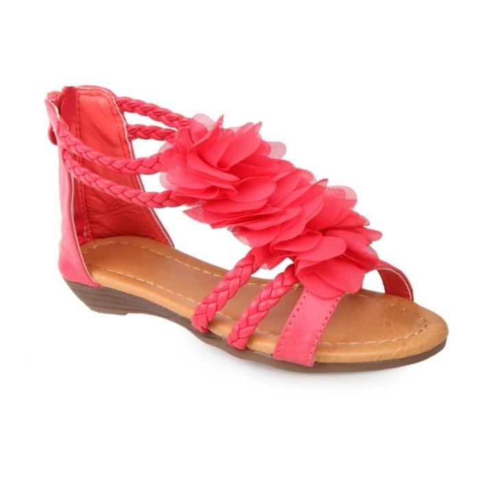 sandale-otroci-Lamodeuse-com-roses-spremenjene velikosti