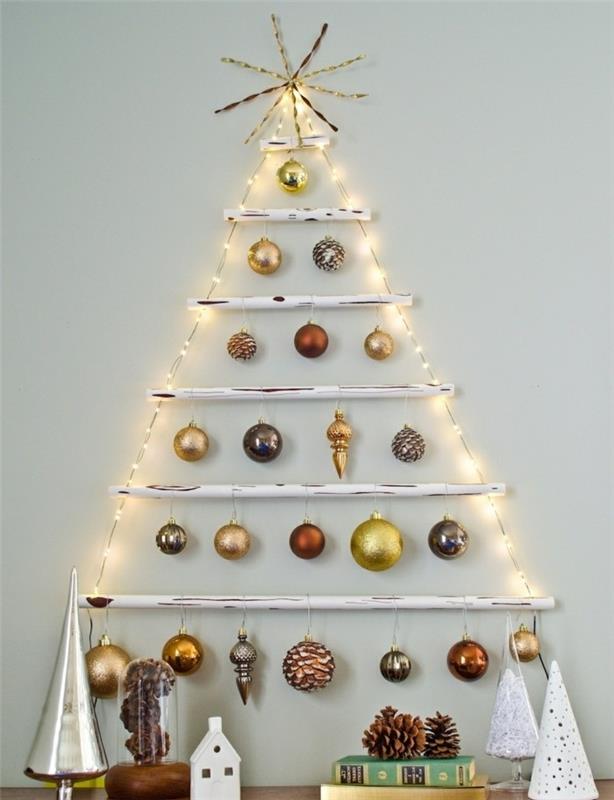 Noel-ağacı-tasarım-in-ahşap-şamandıralar-Noel-topları-büyüleyici-Noel-ağacı-dekorasyon-sempa