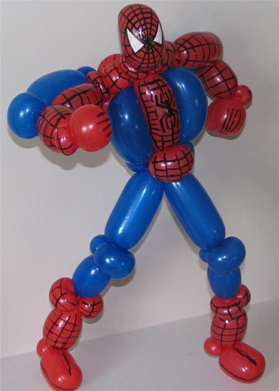 balon-heykel-örümcek adam-balon-heykel