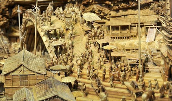 Zheng-Chunhui-rezbarenje lesa-vse-kot-azijsko-mestno slikarstvo