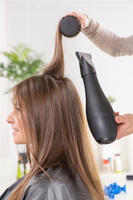 plaukų džiovintuvas karšto oro antgalis džiovinimo įrankiai naminiai apimties tiesūs plaukai be geležies