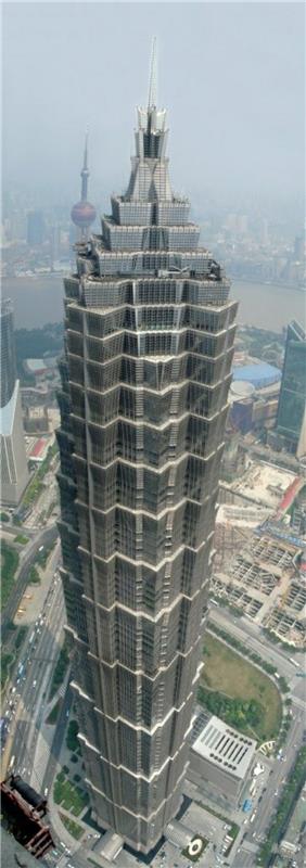 shanghai-kule-gökdelen-kamu-bina-oldukça-modern-tasarım-yüksek-bina-