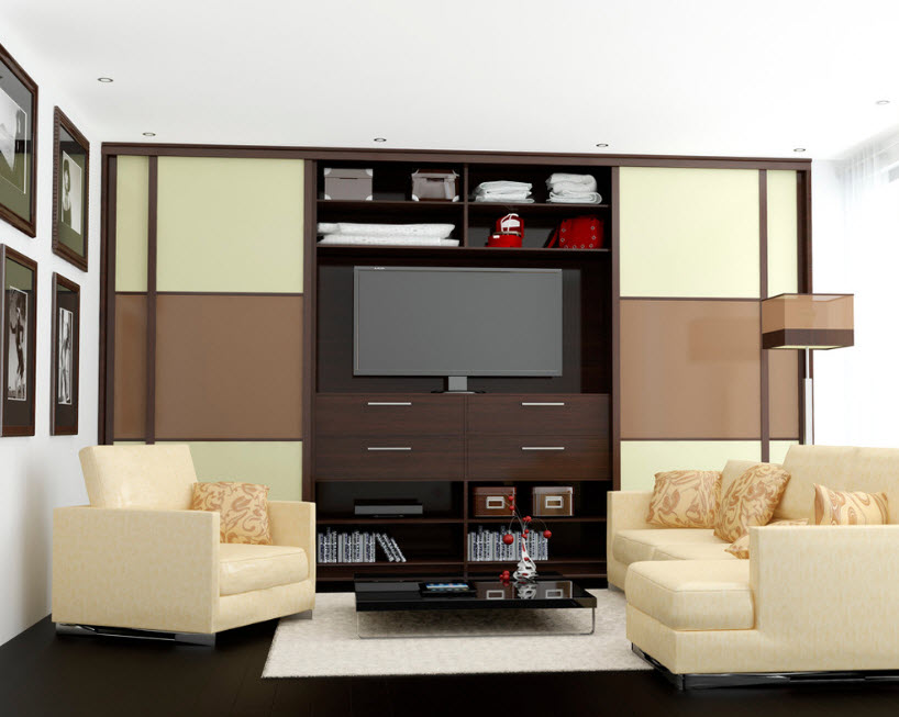 TV no armário