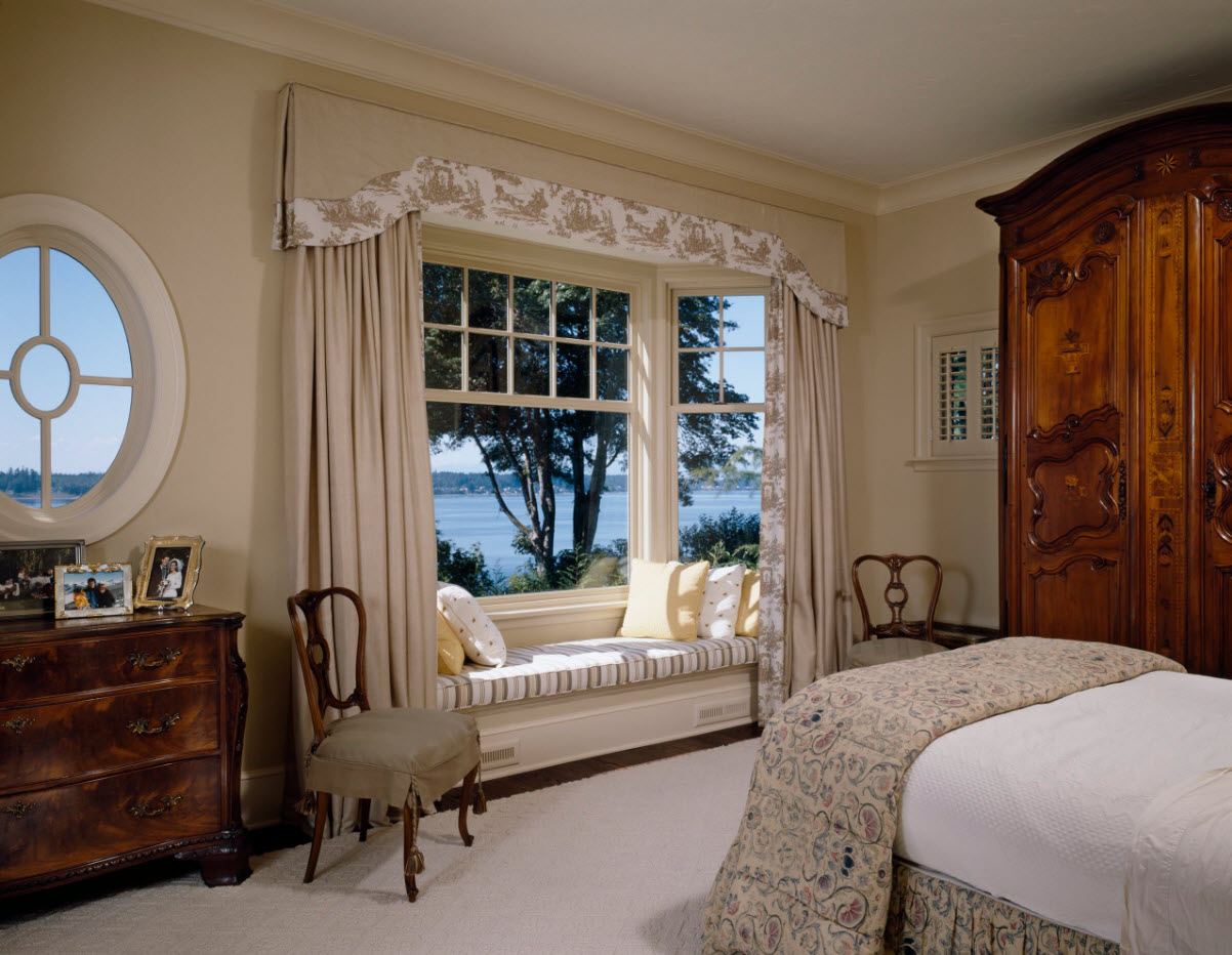 Cortinas con lambrequin