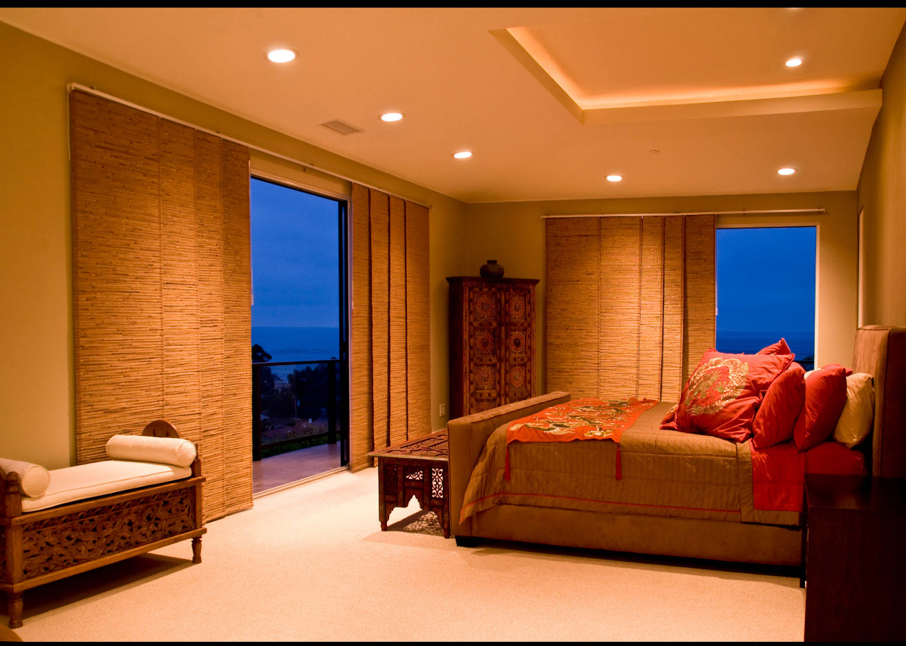 Cortinas de bambú