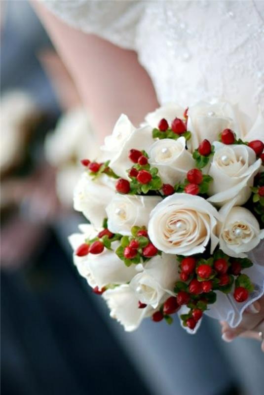 pomen vrtnic-poročni šopek-bele vrtnice-lep-šopek rož