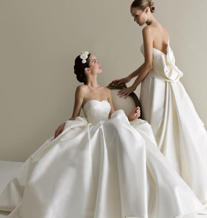 Dve nevesti brez naramnic brez naramnic, poročne obleke princese, modna boemska poročna obleka 2019