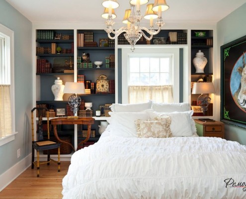 La imagen clásica de un dormitorio pequeño.
