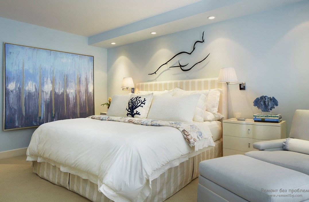 Arredamento di una moderna camera da letto femminile