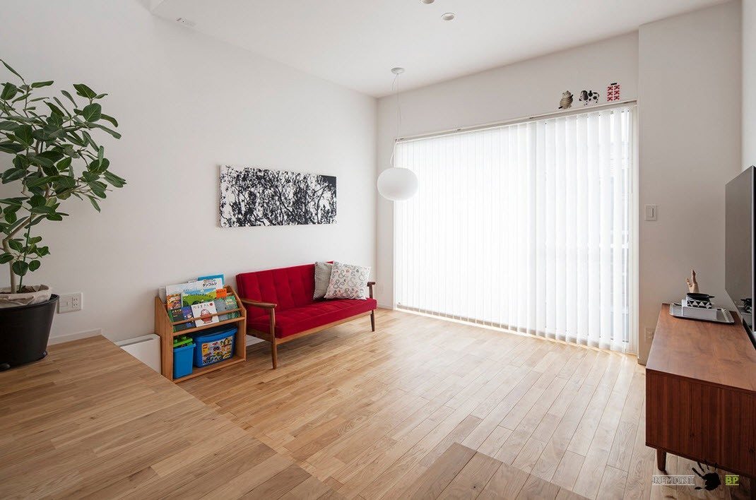 Design de sala de estar leve
