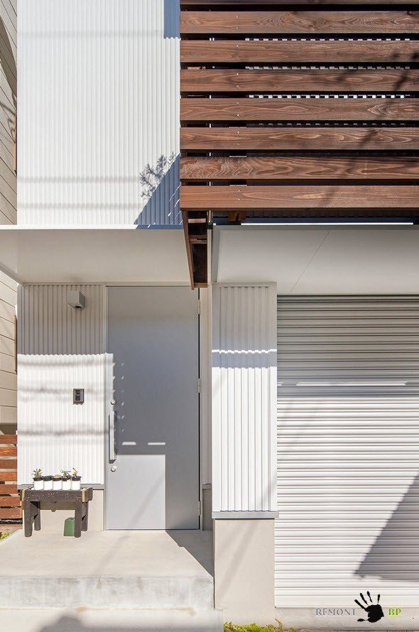 Entrada para uma casa particular japonesa