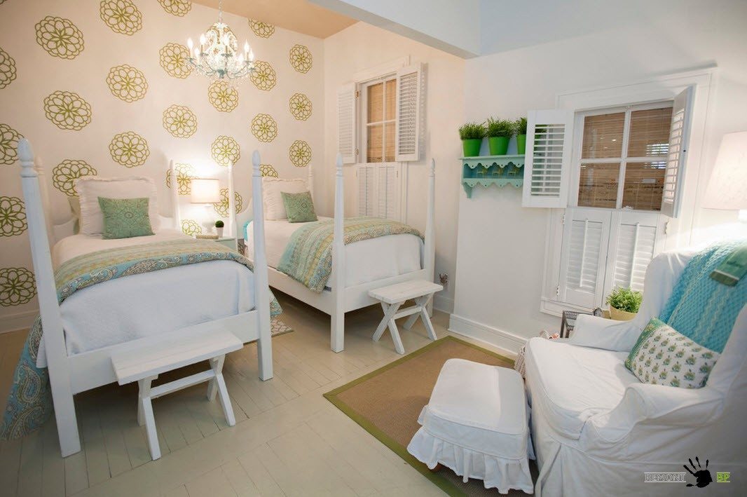 Quarto com toques claros