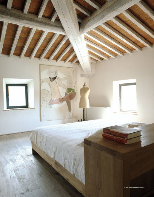 Yatak odası tasarımında tavan kirişleri