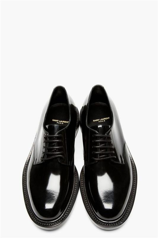 ssense.com-saint-laurent-black-nėriniai-moteriški derbiai
