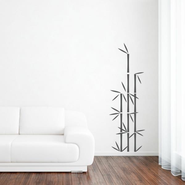 bambu-çıkartma-siyah-duvar-dekorasyonu