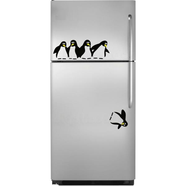 sticker-buzdolabı-penguenler