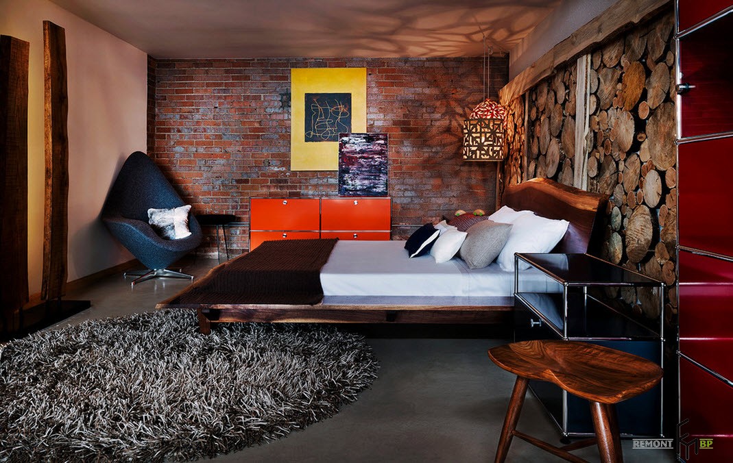 Contrasto luminoso in stile loft