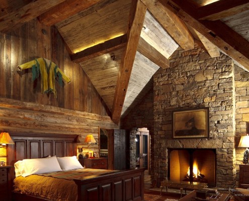 Salotti in una casa privata in stile chalet