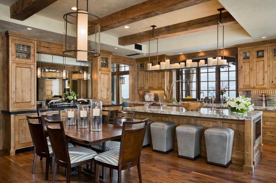 Cucina in stile chalet