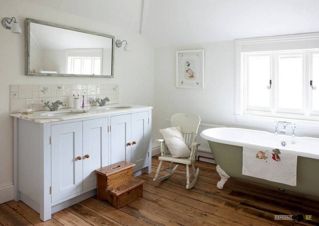 Shabby chic en el baño