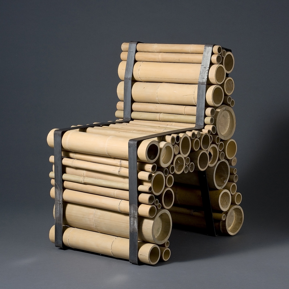 Silla de bambú