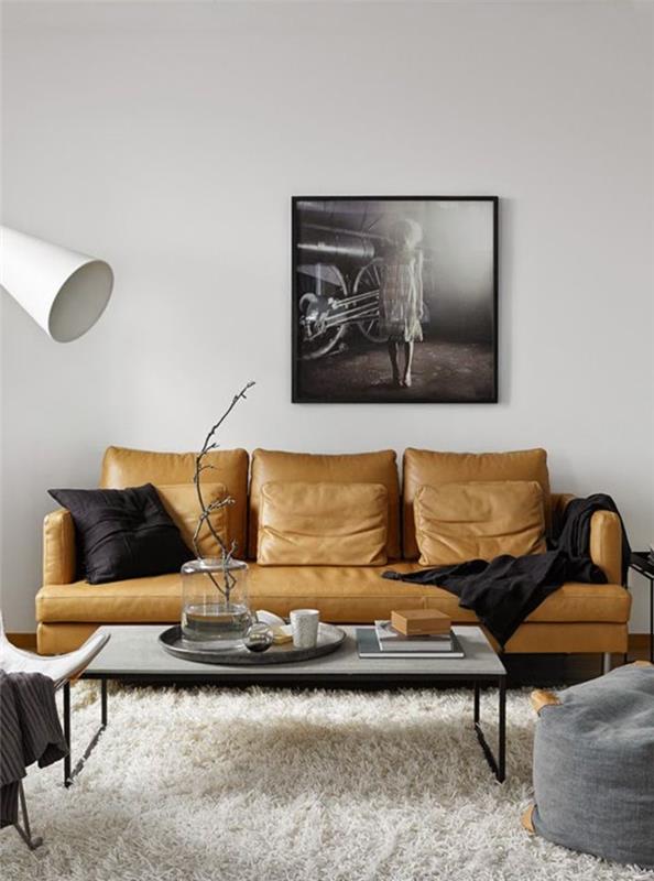 skandinaviško stiliaus-smėlio spalvos sofa-skandinaviški baldai-palaiseau-ruda-odinė sofa