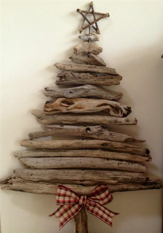 harika-ahşap-fikri-Noel-ağacı-evinizi-tarzı-ile-süslemek için yüzer