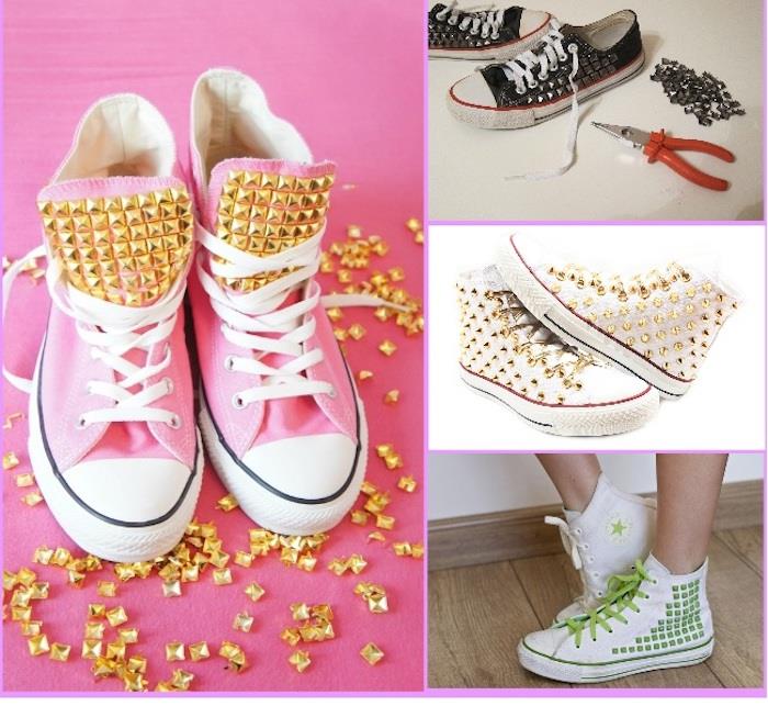 Prilagodljiva košarka Converse, izjemno vroči načini prilagajanja superg, roza