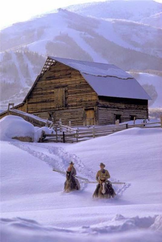 muhteşem-dağ-görüntüsü-kar-duvar kağıdı-kış-evi-görüntüsü