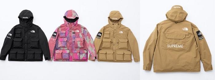 „North Face“ aukščiausio lygio striukė, duetas sugrįžo į antrąją 2020 m. pavasario „Drop 2“ kolekciją