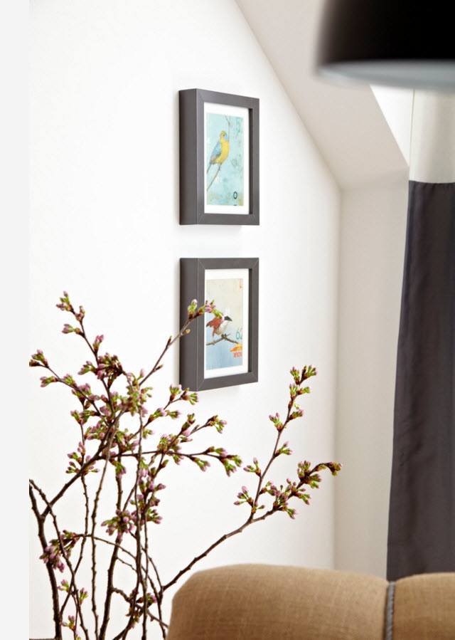 Decorazioni da parete e fiori freschi
