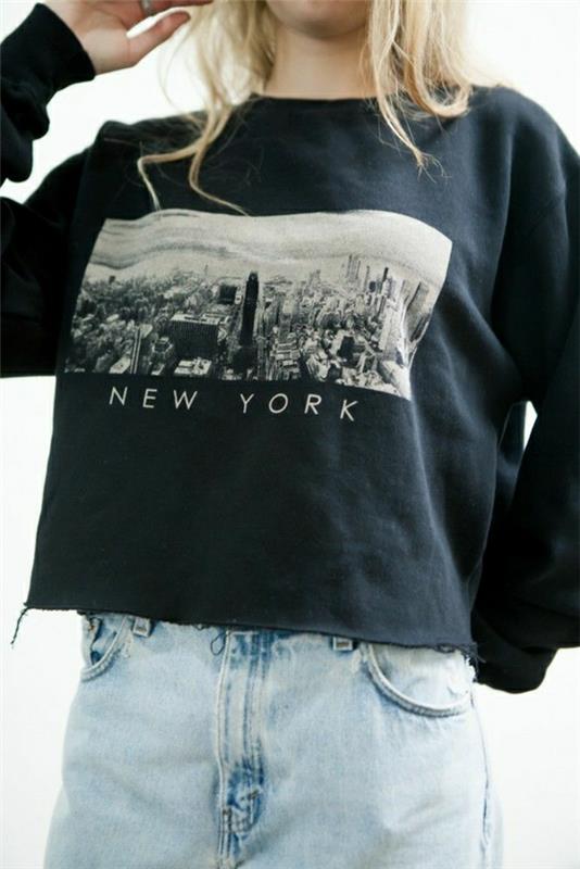 pulover-ženska-new-york-moda-pulover-blondinka