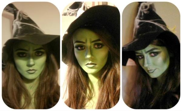 cool-halloween-čarovnica-makeup
