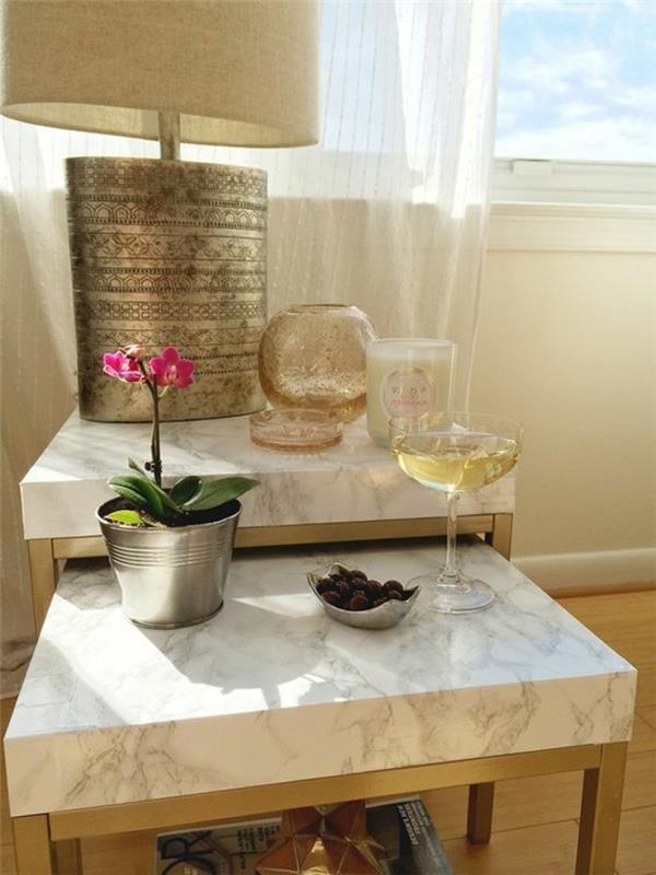 mizica za belo strano iz marmorja