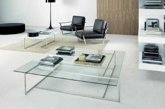Ikea-kavna miza-steklena-mizica-za-moderna-dnevna soba-bež-preproga-taupe-barvna dnevna soba