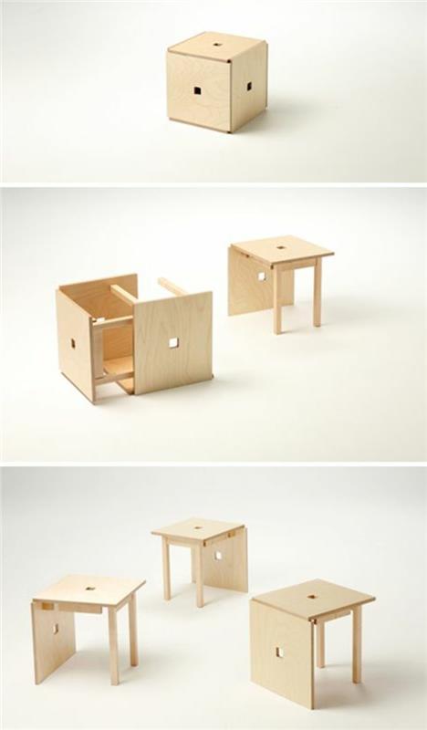 Ikea-dvižna-miza-mizica-v-svetlem-lesu-notranje-pohištvo-majhna stranska mizica